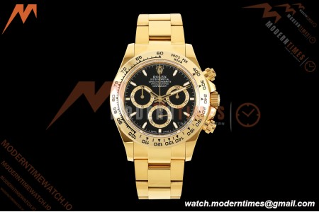 Rolex - Daytona 126508 40mm YG/YG Blk/Stk Dial UFO UF4131 Free Sprung 