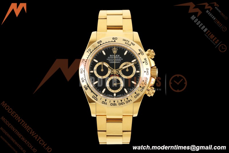 Rolex - Daytona 126508 40mm YG/YG Blk/Stk Dial UFO UF4131 Free Sprung 