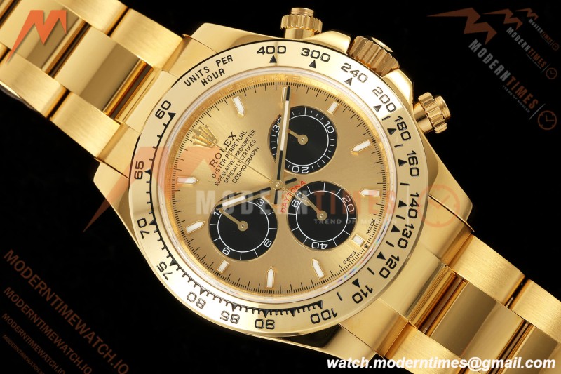 Rolex - Daytona 126508 40mm YG YG/Blk Dial UFO UF4131 Free Sprung 
