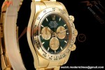 Rolex - Daytona 126508 40mm YG/YG Grn/YG Dial UFO UF4131 Free Sprung 