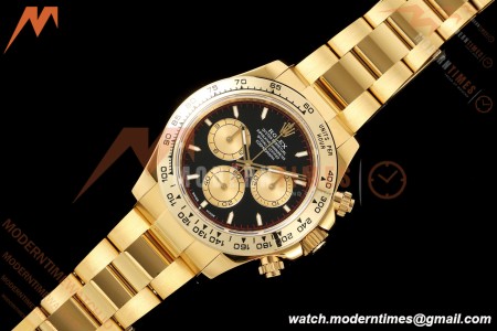 Rolex - Daytona 126508 40mm YG/YG Blk/YG Dial UFO UF4131 Free Sprung 