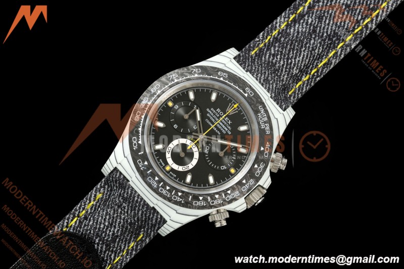 Rolex - Daytona 40mm DIW "Striker" Edition Unique Watch White Carbon Fiber FC/NY Black Dial DIWF SH4130