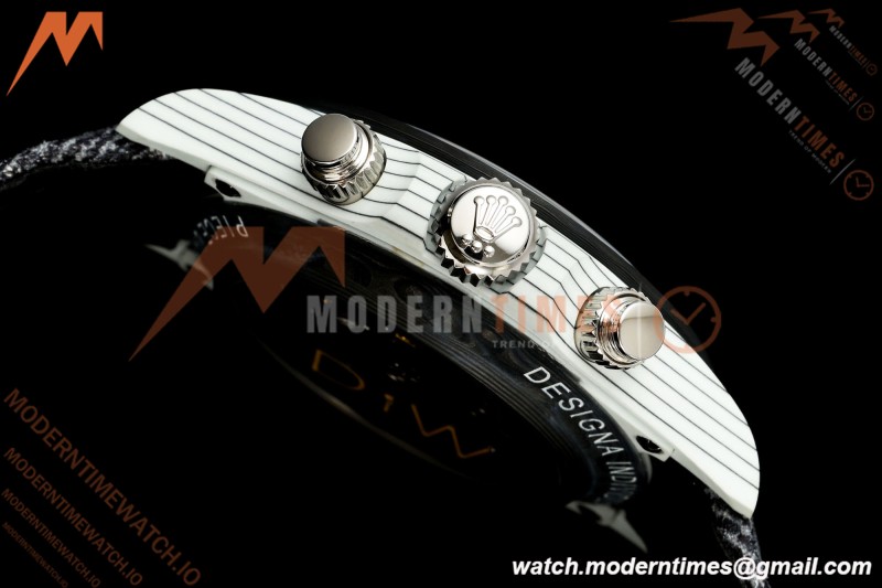 Rolex - Daytona 40mm DIW "Striker" Edition Unique Watch White Carbon Fiber FC/NY Black Dial DIWF SH4130