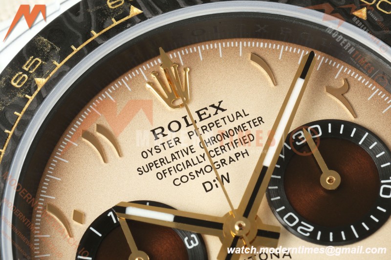 Rolex - Daytona 40mm DIW "Desert Eagle" Edition White Carbon Fiber/NY Sand Color/Arabic Dial DIWF SH4130