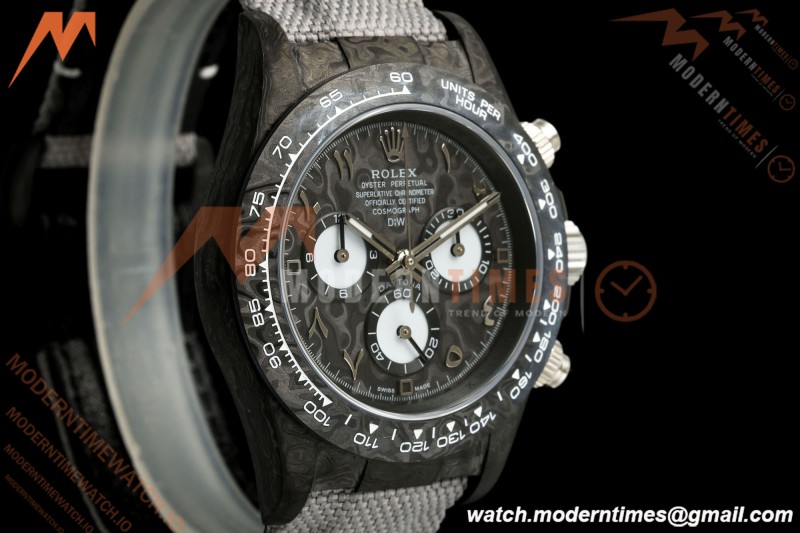 Rolex - Daytona DIW "Avia Grey" Edition 40mm Black Carbon Fiber/NY Grey/Arabic Dial DIWF SH4130