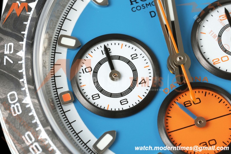 Rolex - Daytona DIW "Veloce" Edition 40mm White Carbon Fiber/NY Blu/Stk Dial DIWF SH4130