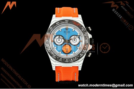 Rolex - Daytona DIW "Veloce" Edition 40mm White Carbon Fiber/NY Blu/Stk Dial DIWF SH4130
