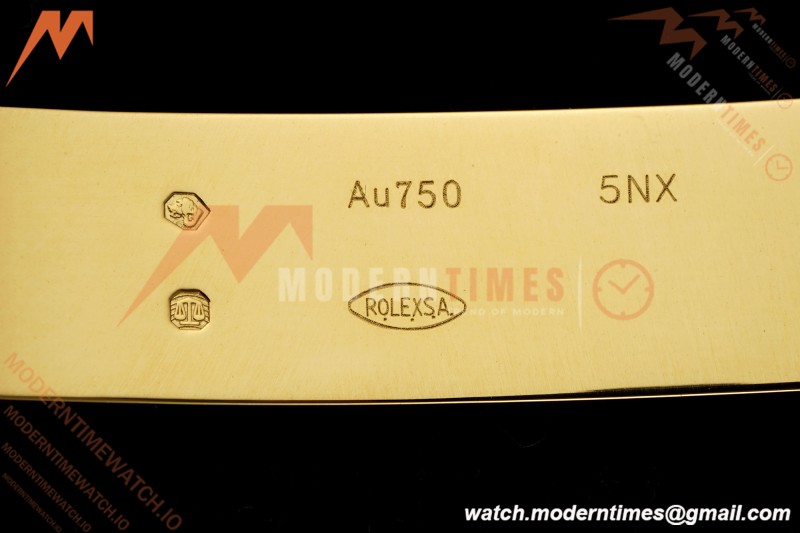 Rolex - Daytona 126508 40mm 904L YG/YG Blk/Gold Diamond Dial RWF JH4131 Weighted Free Sprung 