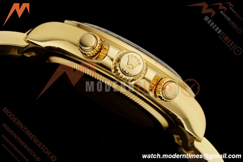 Rolex - Daytona 126508 40mm 904L YG/YG Blk/Stk Dial RWF JH4131 Weighted Free Sprung 