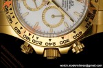 Rolex - Daytona 126508 40mm 904L YG/YG Wht/Stk Dial RWF JH4131 Weighted Free Sprung 