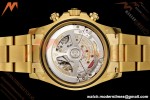 Rolex - Daytona 126508 40mm 904L YG/YG Grn/Stk Dial RWF JH4131 Weighted Free Sprung 