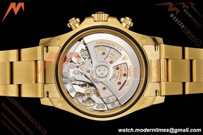 Rolex - Daytona 126508 40mm 904L YG/YG Gold/Blk/Stk Dial RWF JH4131 Weighted Free Sprung 