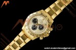 Rolex - Daytona 126508 40mm 904L YG/YG Gold/Blk/Stk Dial RWF JH4131 Weighted Free Sprung 