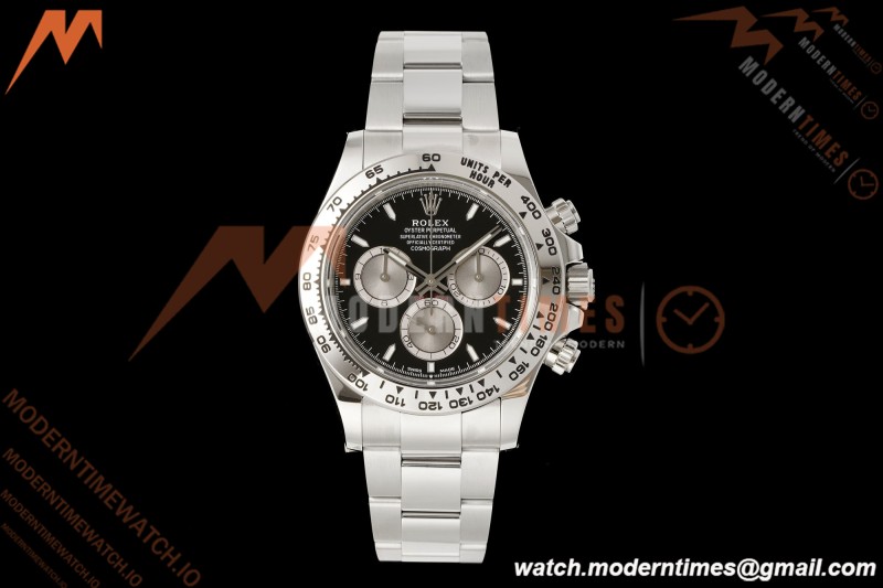 Rolex - Daytona 126509 40mm SS/SS Blk/Stk RWF JH4131 Weighted Free Sprung