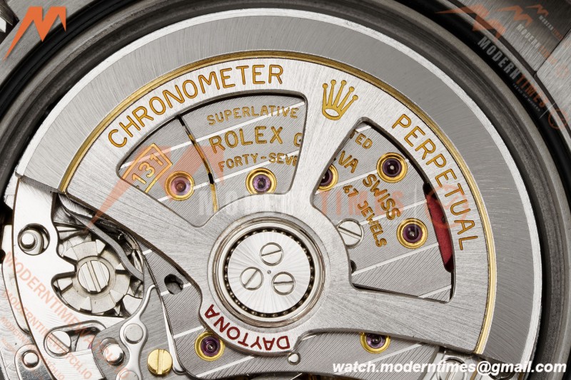 Rolex - Daytona 126509 40mm SS/SS Blk/Stk RWF JH4131 Weighted Free Sprung