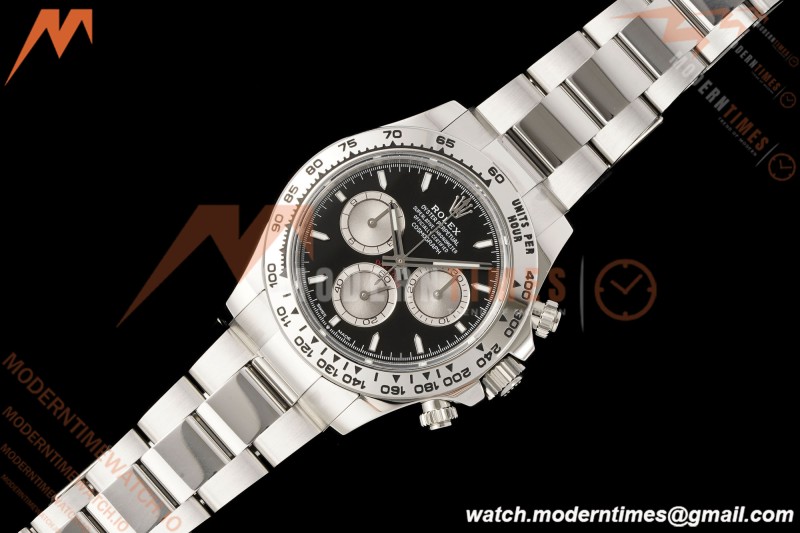 Rolex - Daytona 126509 40mm SS/SS Blk/Stk RWF JH4131 Weighted Free Sprung