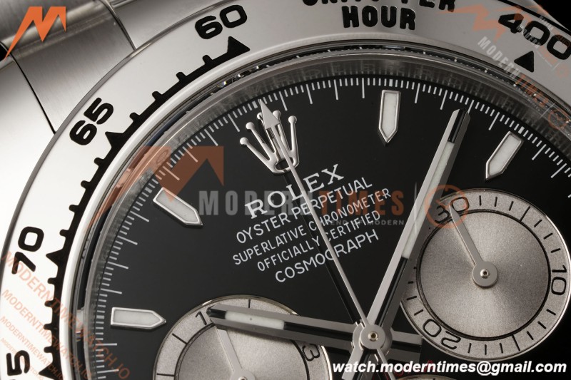 Rolex - Daytona 126509 40mm SS/SS Blk/Stk RWF JH4131 Weighted Free Sprung