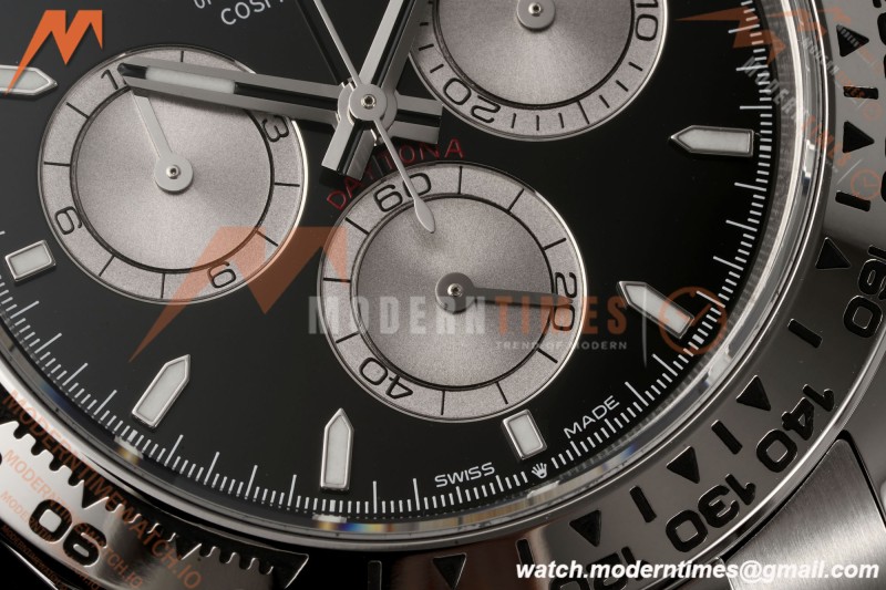 Rolex - Daytona 126509 40mm SS/SS Blk/Stk RWF JH4131 Weighted Free Sprung
