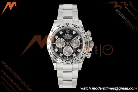 Rolex - Daytona 126509 40mm SS/SS Blk/Dia RWF JH4131 Weighted Free Sprung
