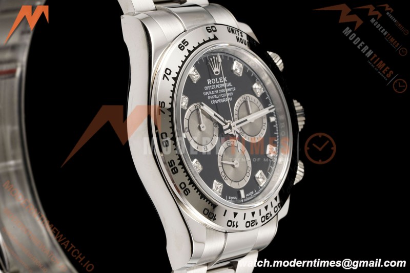 Rolex - Daytona 126509 40mm SS/SS Blk/Dia RWF JH4131 Weighted Free Sprung