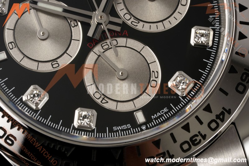 Rolex - Daytona 126509 40mm SS/SS Blk/Dia RWF JH4131 Weighted Free Sprung