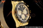 Rolex - Daytona 126518LN 40mm CER/YG/RU Blk/Gold/Dia RWF JH4131 Free Sprung