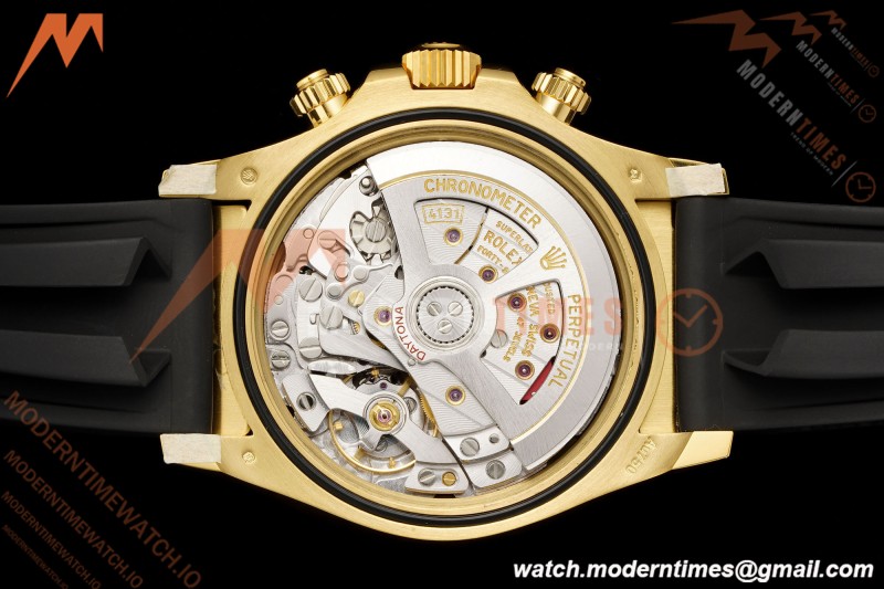 Rolex - Daytona 126518LN 40mm CER/YG/RU Blk/Gold/Dia RWF JH4131 Free Sprung