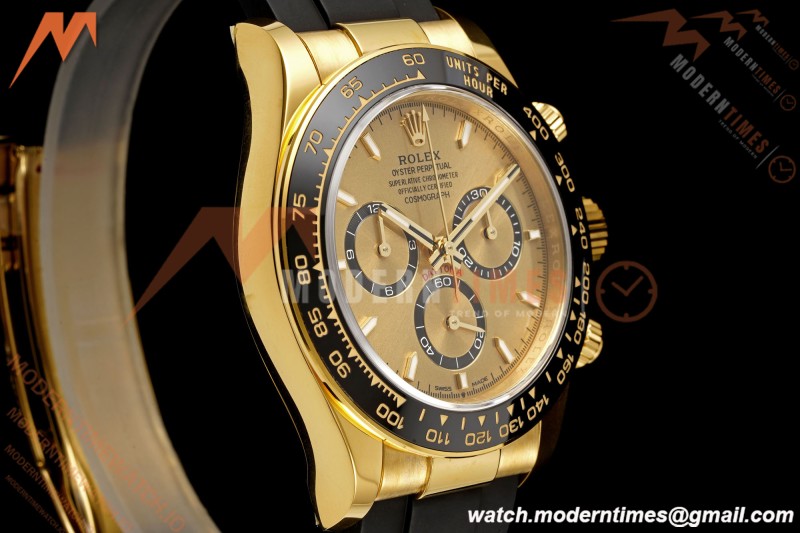 Rolex - Daytona 126518LN 40mm YG/RU Gold/Stk RWF JH4131 Free Sprung