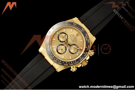 Rolex - Daytona 126518LN 40mm YG/RU Gold/Stk RWF JH4131 Free Sprung