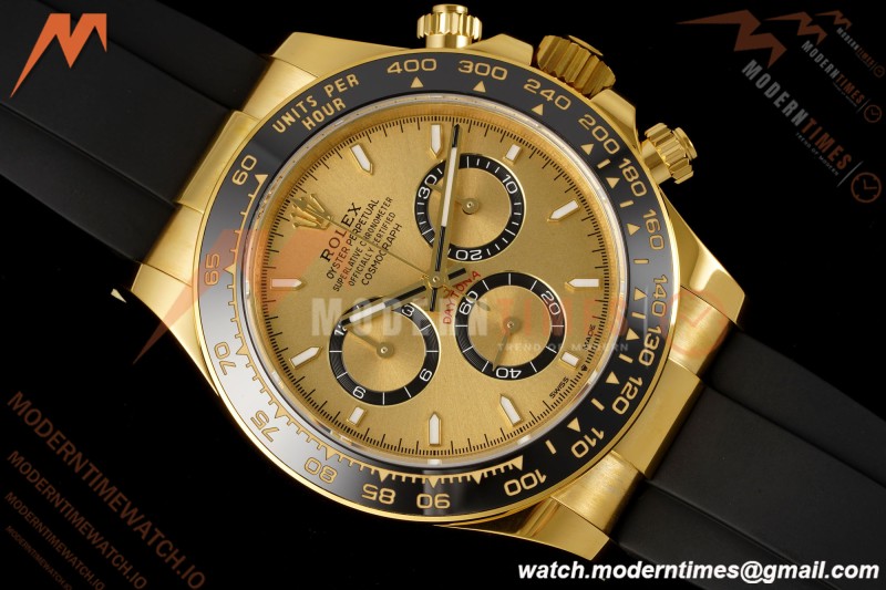 Rolex - Daytona 126518LN 40mm YG/RU Gold/Stk RWF JH4131 Free Sprung