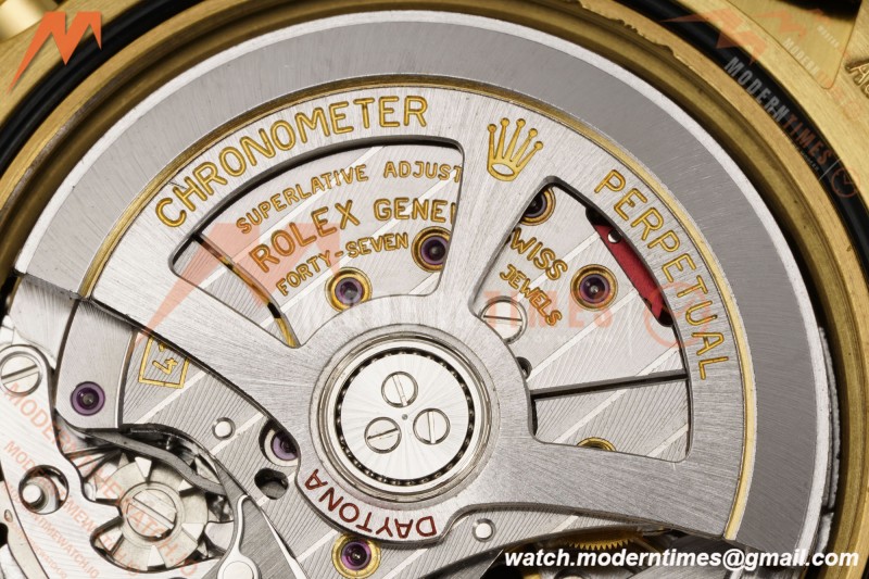 Rolex - Daytona 126518LN 40mm YG/RU Wht/Stk RWF JH4131 Free Sprung