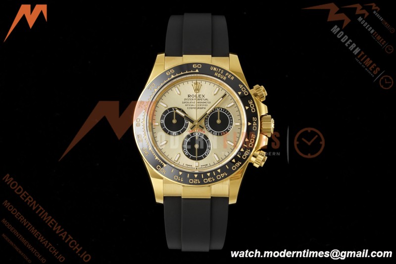 Rolex - Daytona 126518LN 40mm YG/RU Gold/Blk/Stk RWF JH4131 Free Sprung