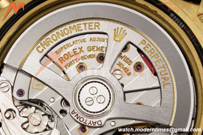 Rolex - Daytona 126518LN 40mm YG/RU Gold/Blk/Stk RWF JH4131 Free Sprung