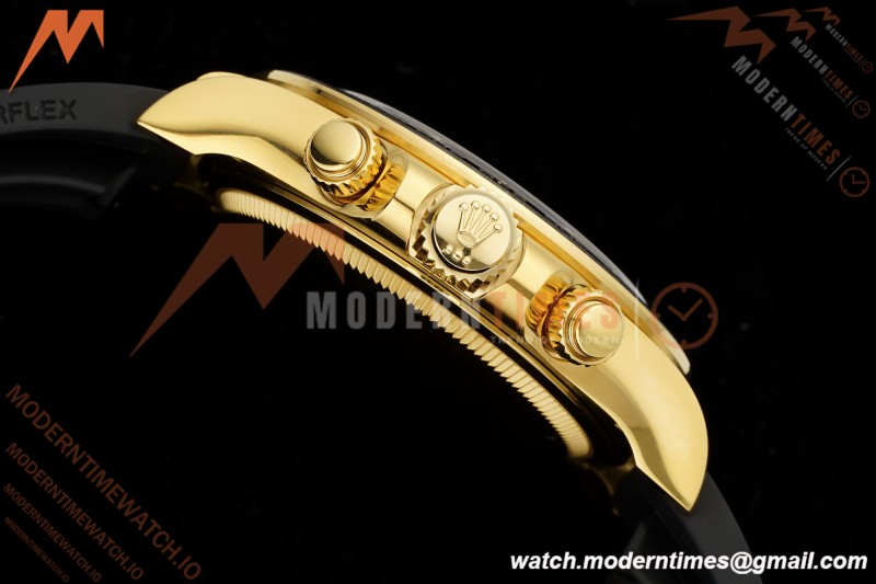 Rolex - Daytona 126518LN 40mm YG/RU Gold/Blk/Stk RWF JH4131 Free Sprung