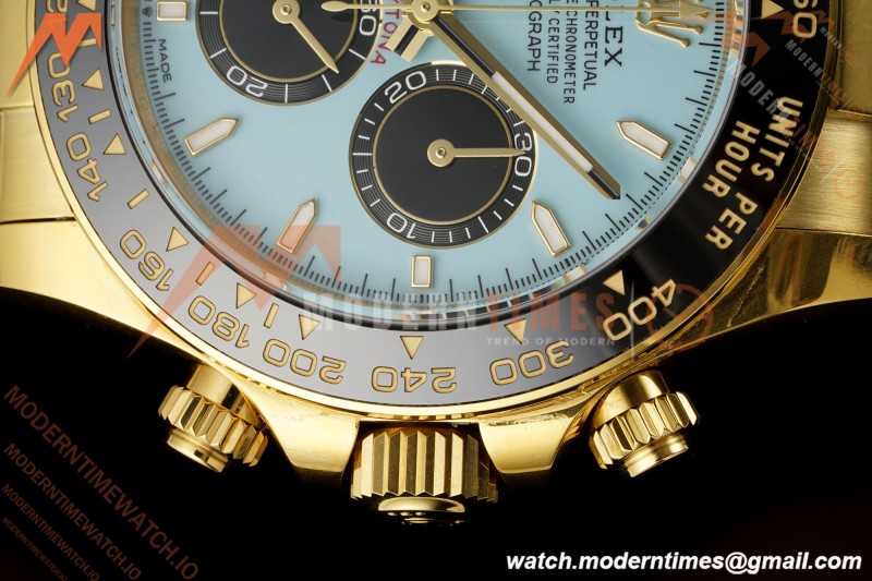 Rolex - Daytona 126518LN 40mm YG/RU Tiffany/Stk RWF JH4131 Free Sprung