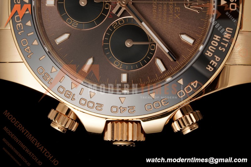 Rolex - Daytona 126515LN 40mm RG/RU Brown/Stk RWF JH4131 Free Sprung