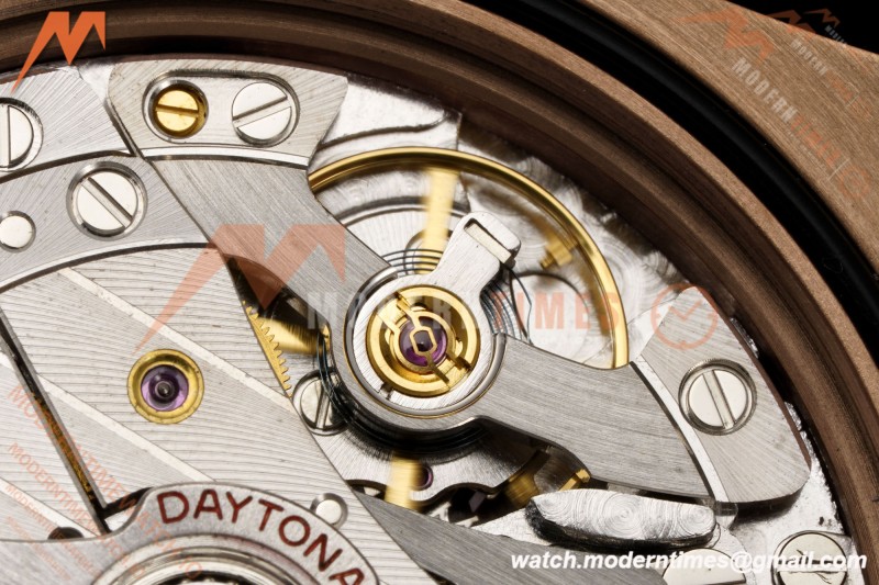 Rolex - Daytona 126515LN 40mm RG/RU Blk/Stk RWF JH4131 Free Sprung