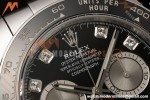 Rolex - Daytona 126519LN 40mm SS/RU Blk/Gry/Dia RWF JH4131 Free Sprung
