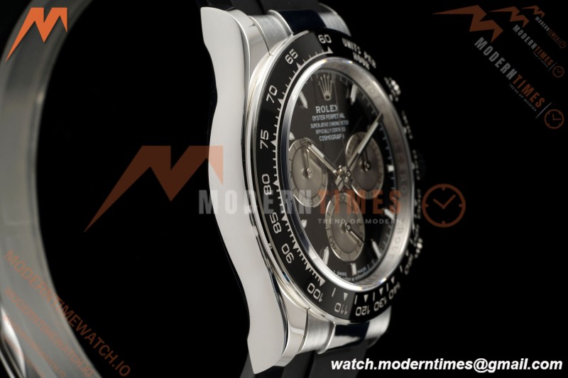 Rolex - Daytona 126519LN 40mm SS/RU Blk/Gry/Stk RWF JH4131 Free Sprung