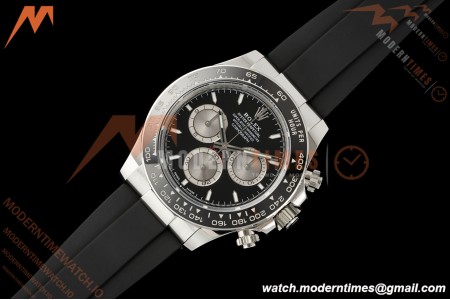 Rolex - Daytona 126519LN 40mm SS/RU Blk/Gry/Stk RWF JH4131 Free Sprung
