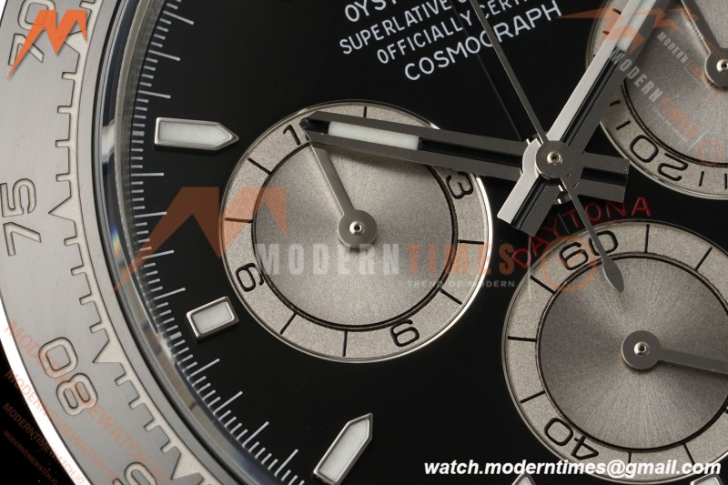 Rolex - Daytona 126519LN 40mm SS/RU Blk/Gry/Stk RWF JH4131 Free Sprung