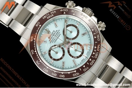 Rolex - Daytona 126506 40mm SS/SS Ice Blue/Dia RWF Gaint Weighted JH4131  Free Sprung