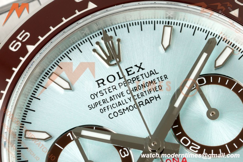 Rolex-Daytona 126506 40mm Gain Weight SS/SS Ice Blue/Stk RWF  JH4131  Free Sprung