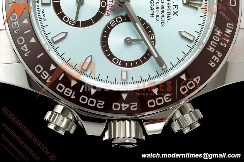 Rolex-Daytona 126506 40mm Gain Weight SS/SS Ice Blue/Stk RWF  JH4131  Free Sprung