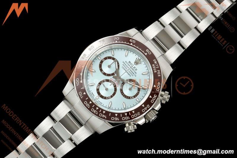 Rolex-Daytona 126506 40mm Gain Weight SS/SS Ice Blue/Stk RWF  JH4131  Free Sprung