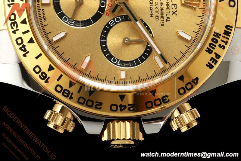Rolex - Daytona 126503 40mm SS/YG Gold/Stk Dial RWF JH4131 Free Sprung