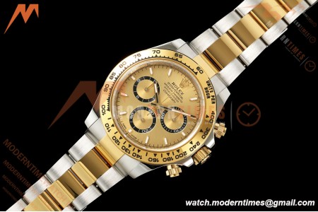 Rolex - Daytona 126503 40mm SS/YG Gold/Stk Dial RWF JH4131 Free Sprung