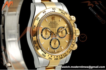 Rolex - Daytona 126503 40mm SS/YG Gold/Stk Dial UFO UF4131 Free Sprung