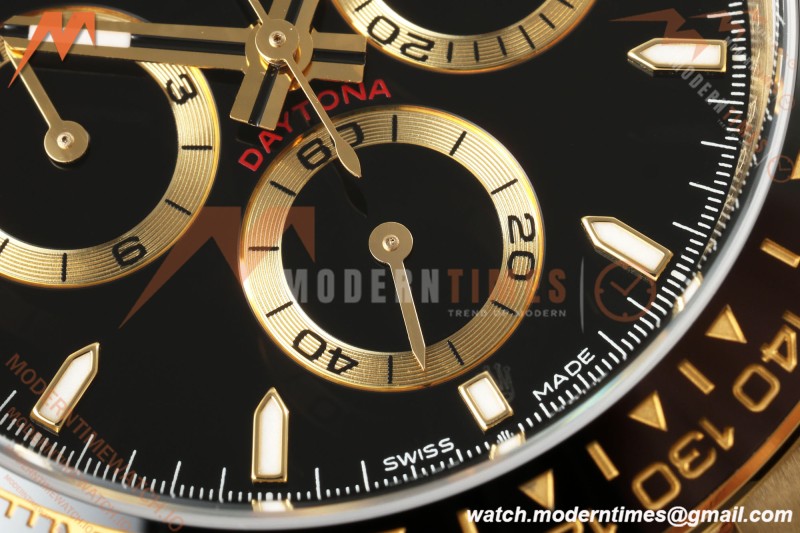 Rolex - Daytona 126518LN 40mm Gain Weight CER/YG/RU Blk/Stk ZF JH4131