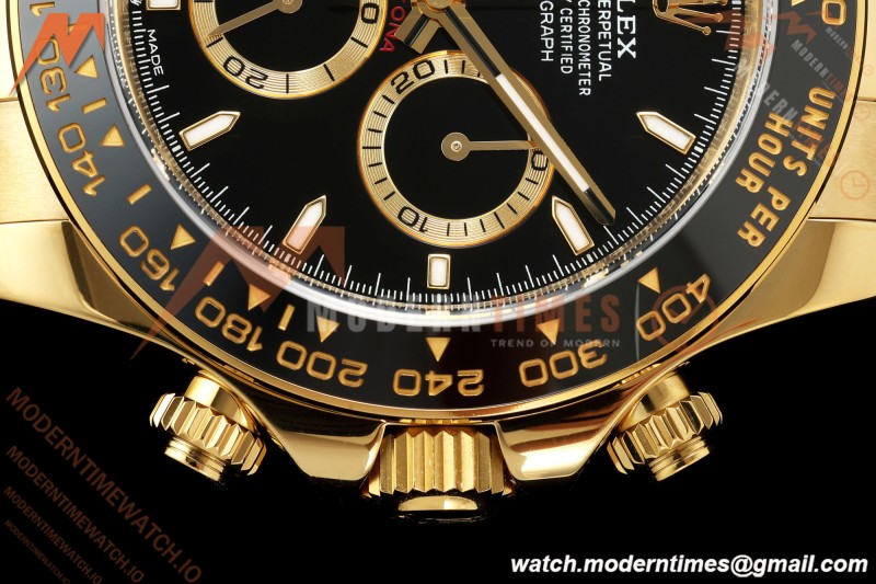 Rolex - Daytona 126518LN 40mm Gain Weight CER/YG/RU Blk/Stk ZF JH4131